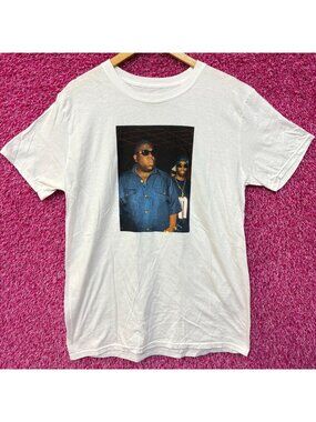 Bad Boy Records The Notorious BIG & Diddy Rap Tee Size Large